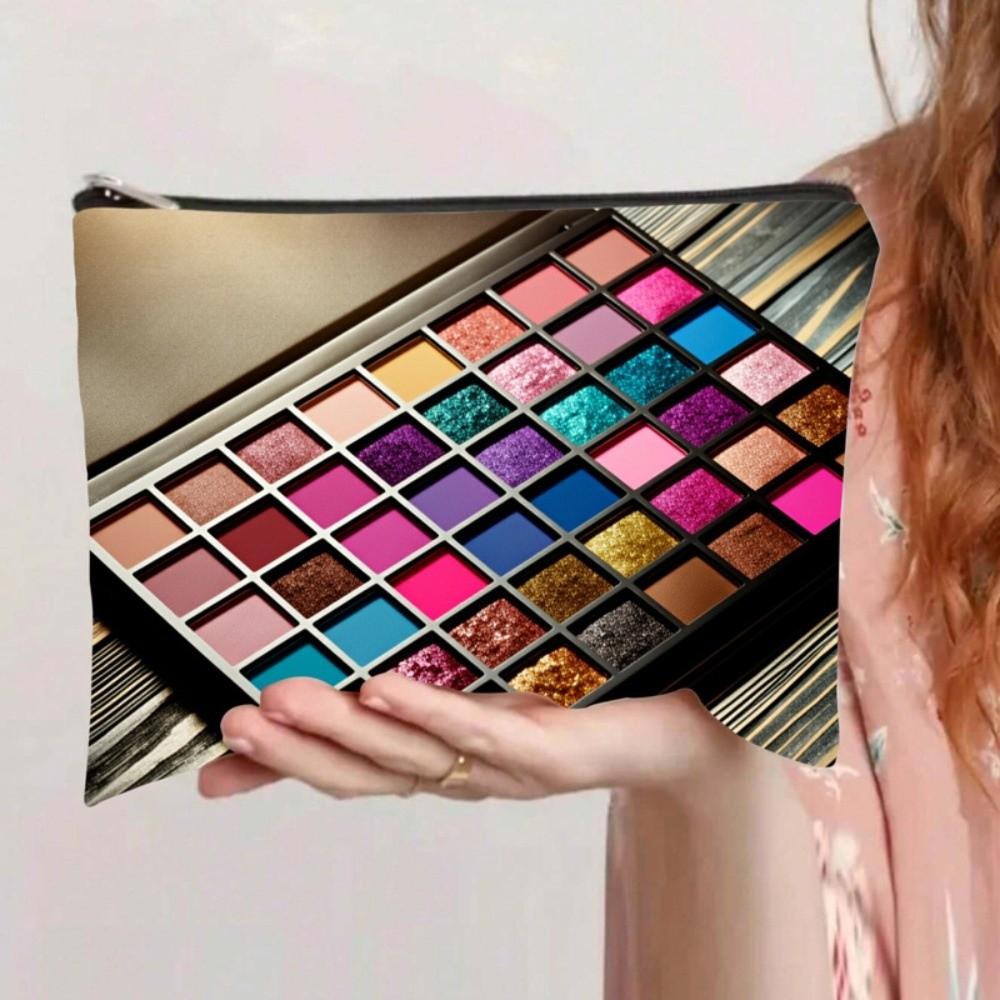 Durable Bohemian Makeup Bag Large Capacity Storage Cosmetic Pouch Soft Portable Storage Bag Women