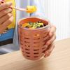 600ml Practical Picnics Storage Bucket Plastic Cup Seal Salad Cup for School
