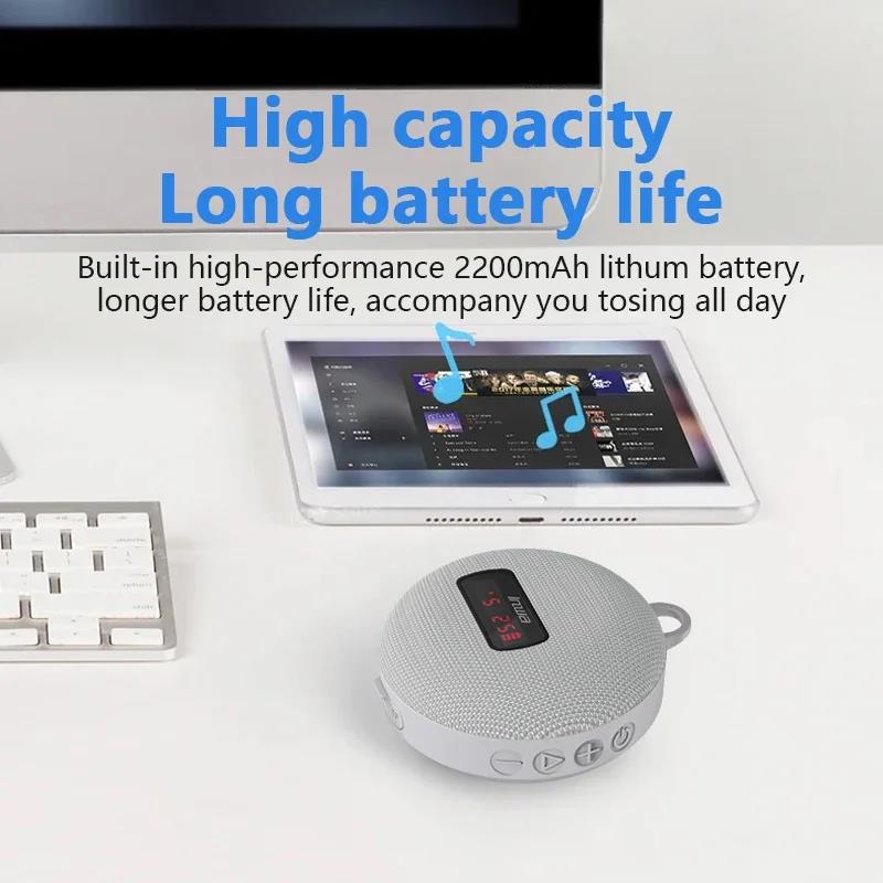 8 Вт Светодиодный Динамик для Велосипеда Bluetooth с Цифровым Дисплеем, Портативная Уличная Акустическая Система, Сабвуфер для Велосипеда, Громкая Связь