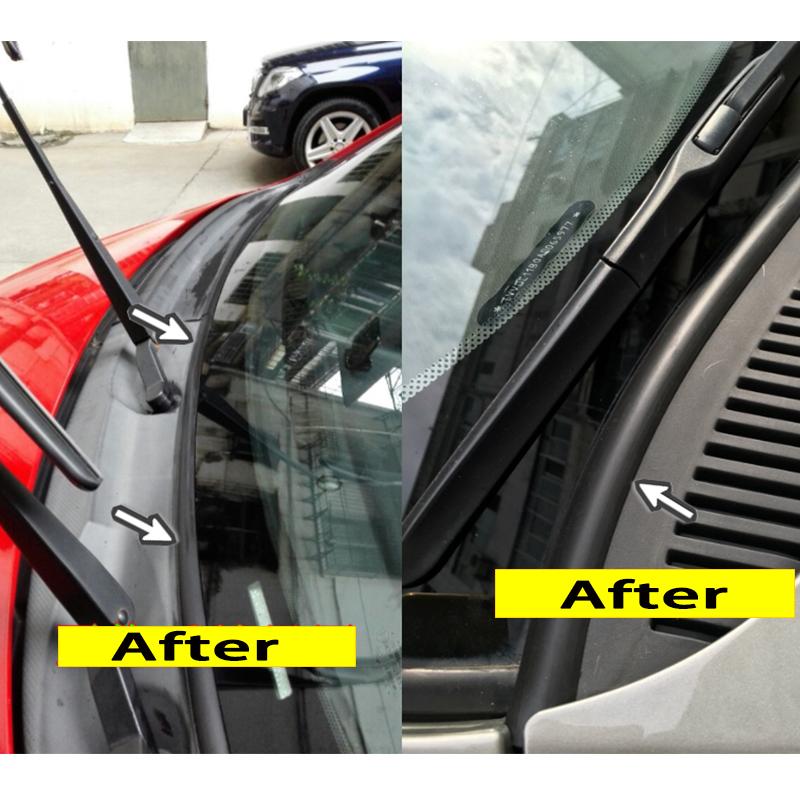 Ageing Rubber Seal Strips Under Front Windshield Panel For BMW E30 E36 E34 E46 E90 E60 E39 F30 F10 F20 E87 E92 E91 Accessories