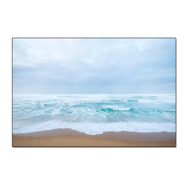 Восход солнца морской пейзаж пляж холст живопись современные постеры и принты Cuadros настенные художественные фотографии гостиная домашний декор без рамки без рамки