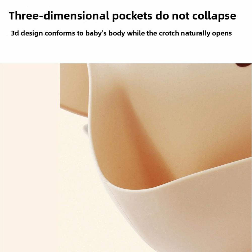 Adjustable Strape Infant Bibs Silicone Saliva Towel New Baby Eating Bib  Daily Use