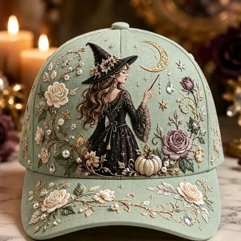 D print Halloween baseball cap women's spring and summer sunshade sun protection cap American style versatile fashion hat sun protection