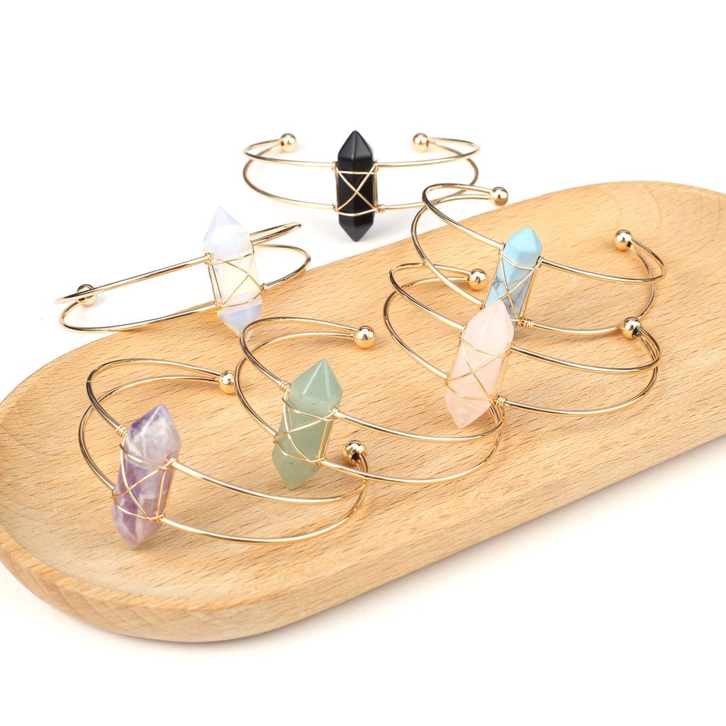 Women Bracelet Natural Stone Agates/Rose Quartz Adjustable Bracelet Charms For Women Romantic Birthday Gift Diameter 63 MM