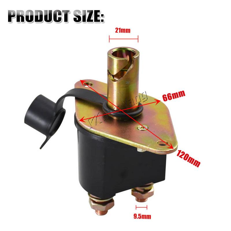 Heavy Duty Battery Disconnect Isolator Cut Off Power Kill Switch 12V-24V 250Amp Auto Moto Switch Universal For Car,Boat,Truck,RV