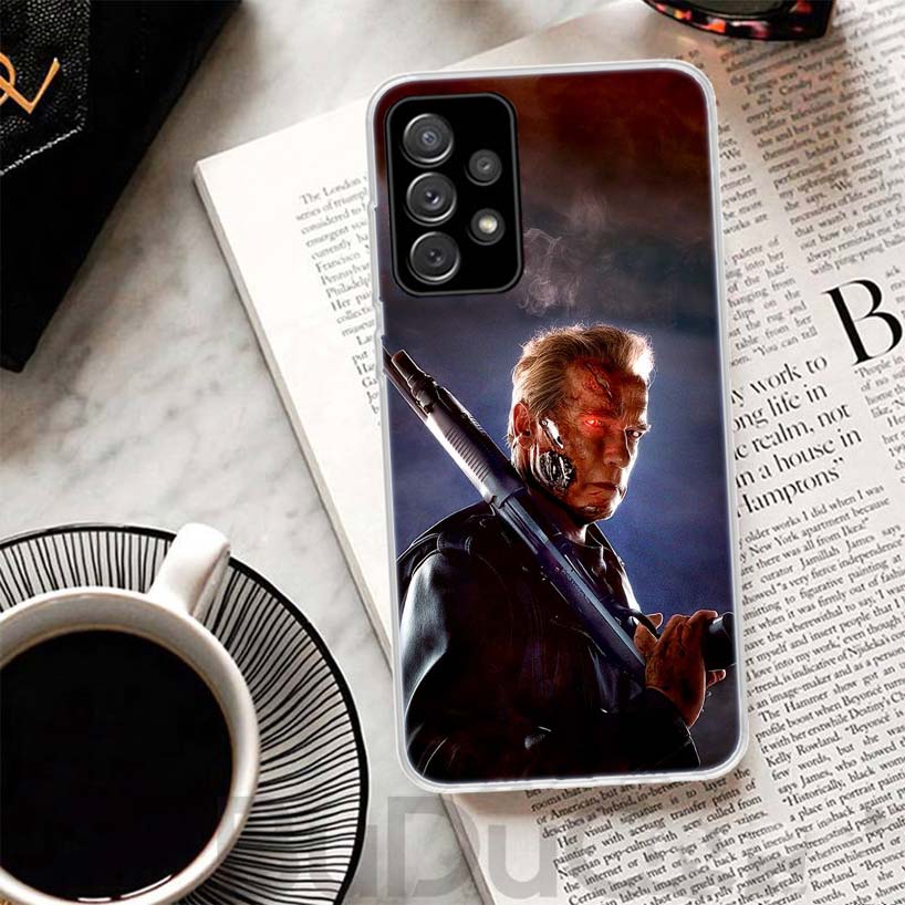 Чехол для телефона Arnold Schwarzenegger Terminator для Samsung Galaxy A15 A14 A54 A13 A53 A12 A52S A55 A22 A23 A24 A32 A33 A34 A25 A35