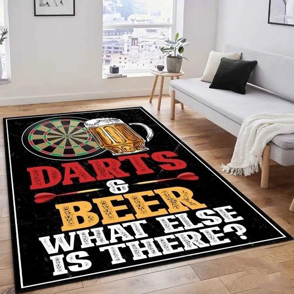 Playroom Dart Large Carpet Rug for Home Living Room Bedroom Sofa Doormat Decor Kids Play Area Rug Carpet Non-slip Floor Mat
