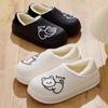 New Cute Cotton Slippers Winter Warm Household Indoor Thick Bottom Couple Fluffy Slippers Home Non-slip
