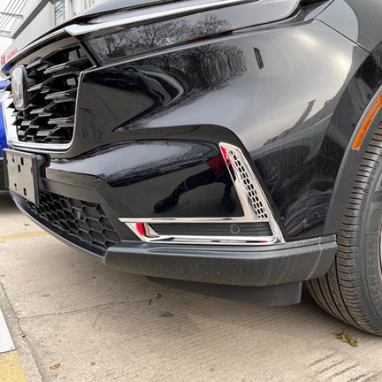 ABS Chrome Front Fog Light Cover Trim for 2024 Honda CRV CR-V