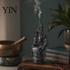 Resin Hand Statue for Meditation Palmistry Incense Holder, Statue, Decorative Sculpture Stick Ancient Mystical Palm Home Table Decor Holder