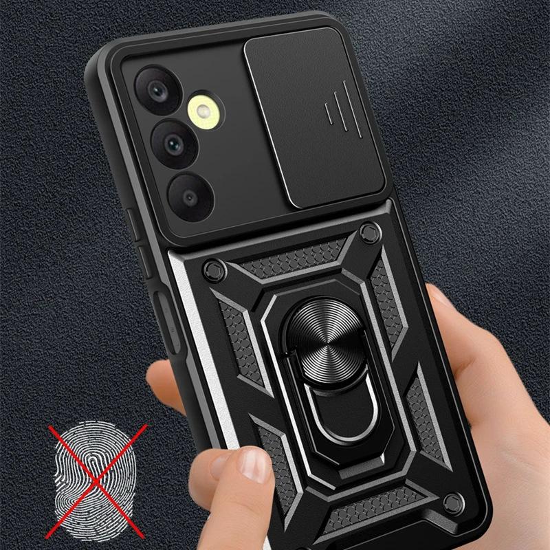 Armor Case For Samsung Galaxy S24 S23 S22 S21 S20 Ultra A15 A25 A35 A55 5G A05 A05S A14 A24 A34 A54 A13 A33 Cover Ring Magnetic Holder Coque Funda