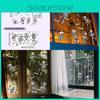 Halloween Uv Skeleton Static Glass Showcase Living Room Home Stickers Decor