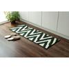 IKEHIKO Kitchen Mat, Bake Green, Approx. 45 X 252 Cm, Non-Slip, Washable, Nordic Style #2047439