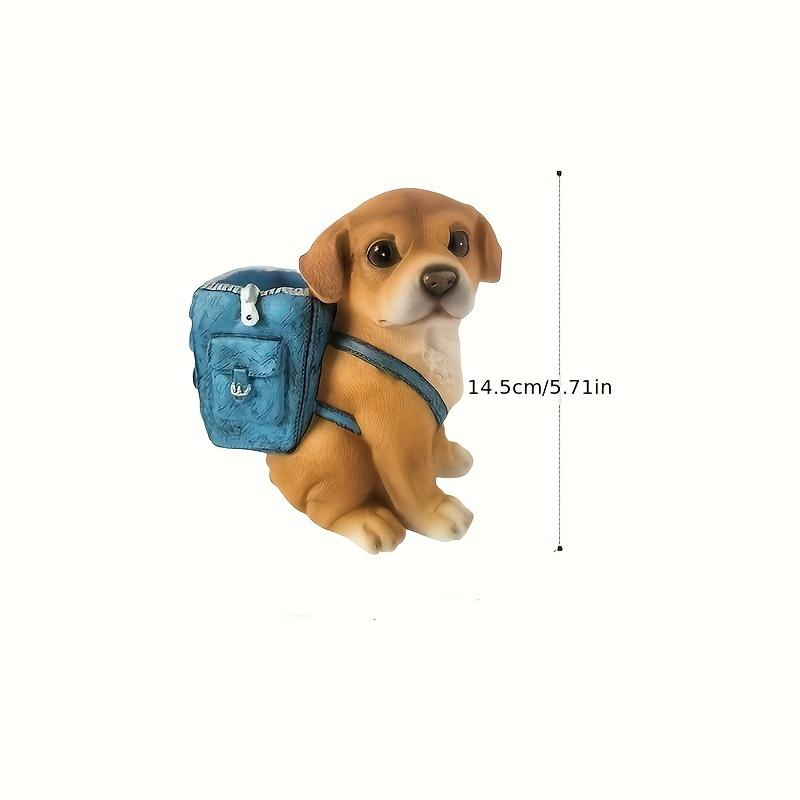 1 шт. Милый держатель для карандашей в виде щенка лабрадора, окрашенная отделка, крепление на стол заподлицо, креативное украшение для хранения ручек, идеально подходит для декора класса