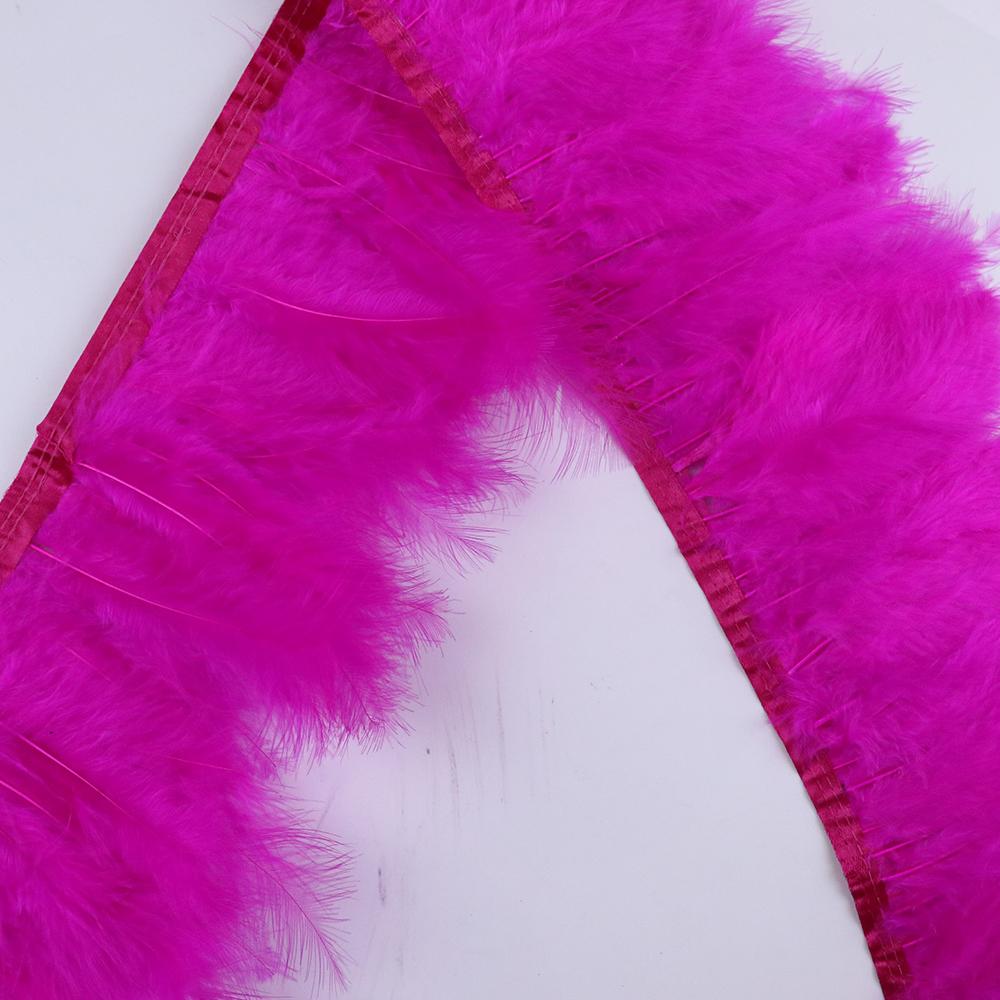 2 5 10 Метров цветной отделки из перьев марабу индейки 4-6 дюймов, бахрома из перьев для шитья, рукоделия, украшения свадебного платья для вечеринки