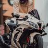 Подходит для мотоцикла KAWASAKI ZX10R ZX-10R 2011-2019 комплект крыльев комплект деталей обтекателя фиксированное крыло аэродинамическое крыло спойлер