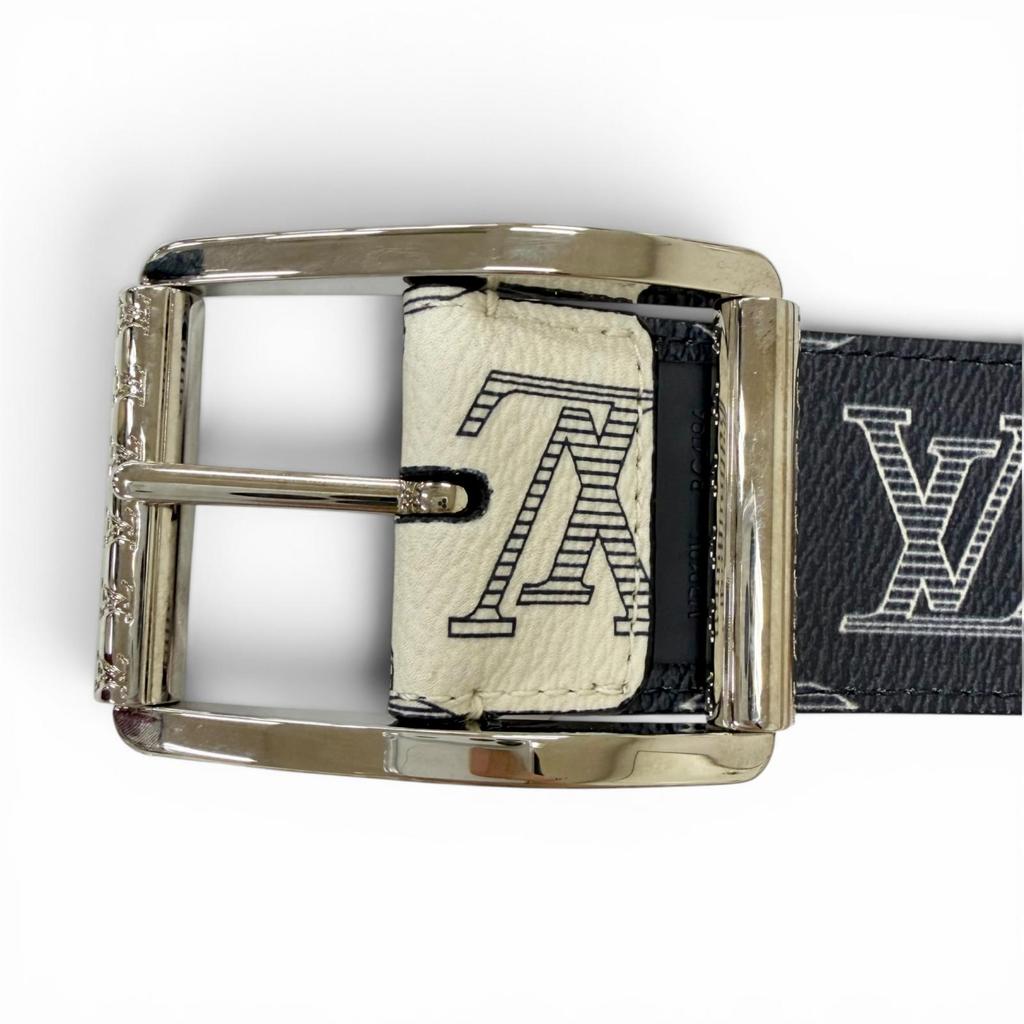 Excellent LOUIS VUITTON belt Saint Tulle Riverso Chapman Brothers Used
