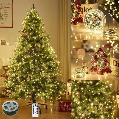 10M100LED Гирлянда Огни Зеленый Провод Сказочные Огни Теплый Белый Гирлянда для Улицы Дома Рождества Свадьбы Вечеринки Сада Украшение
