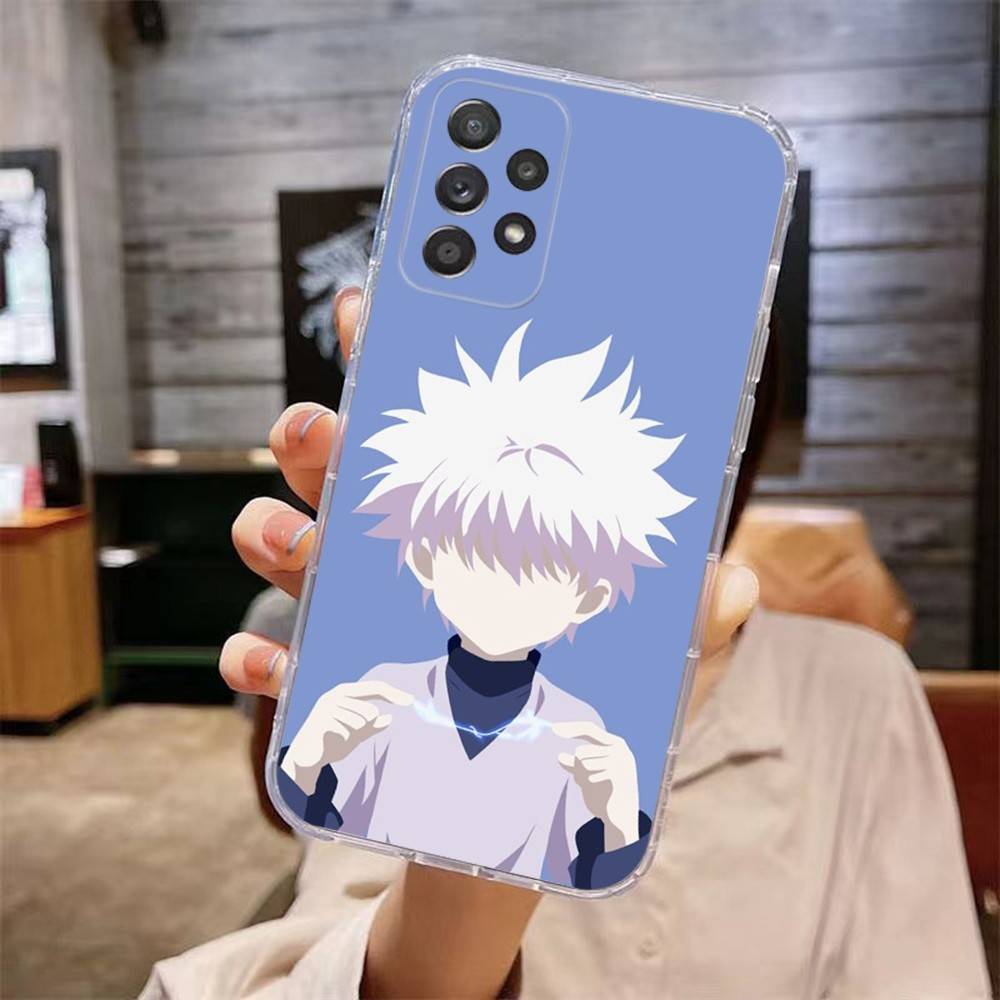Killua Zoldyck H-Hunter Phone Case For Samsung Galaxy A,71,70,52,51,40,31,50,50S,30S,21S,12,10,Note20ultra Transparent Cover