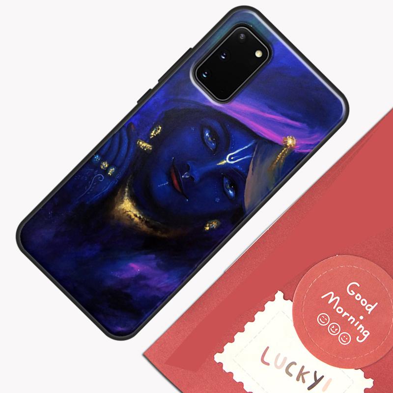 Indian God Lord Krishna Phone Case For Samsung Galaxy S23 S26 Ultra S20 S21 S22 S24 S25 Plus S10 S25 FE Cover Shell