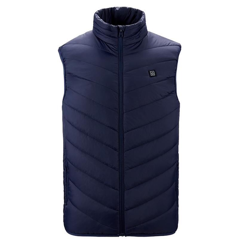 Comfortable Women Mens Electric Vest Heated Cloth Jacket Usb Powered Body Warmer