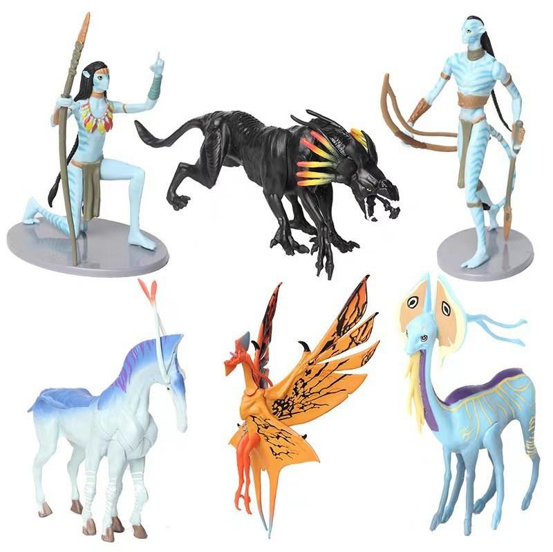 Avatar Handcrafted Figurine Set With Pvc Material For Home Decor And Collectors