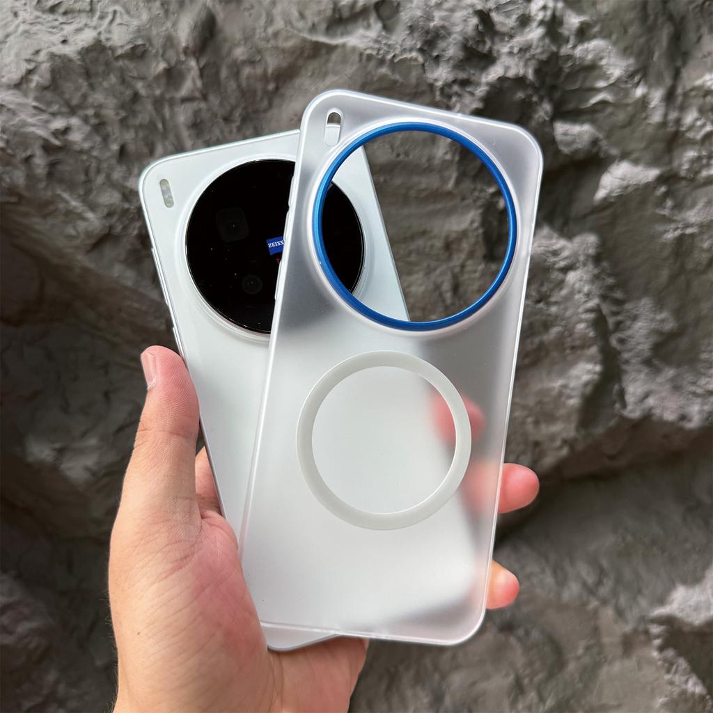 Для VIVO X300 Ultra X300s Чехол Новый Полупрозрачный Для Magsafe Магнитный Нескользящий Защитный Чехол для Телефона Для vivo X300 Ultra Корпус Бампер