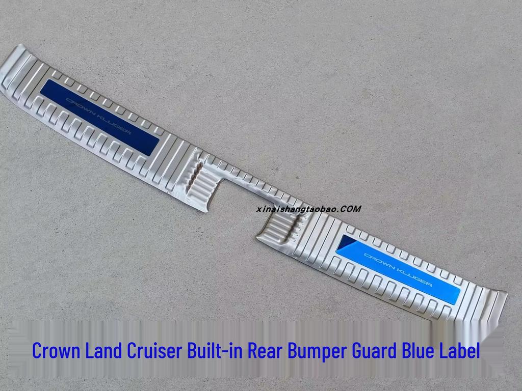 Защитная накладка на задний бампер и ступенька для Highlander 2022-2024, Crown Lu Fang Защита багажника из нержавеющей стали