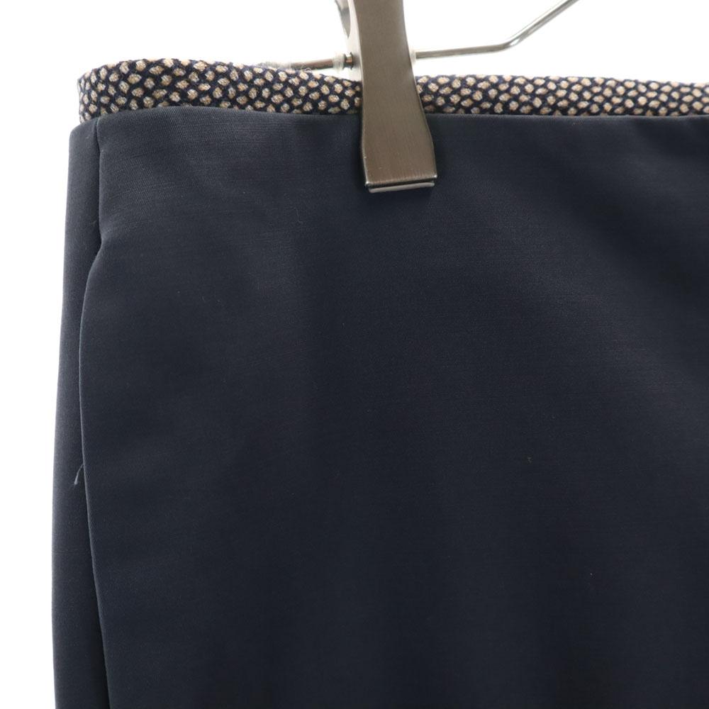 Jil Sander Сделано в Италии Брюки слаксы из шерстяной смеси 36 Темно-синий Женские Б/У