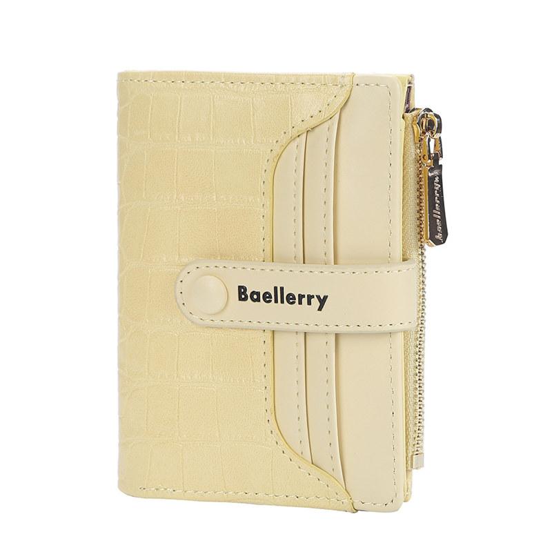 Baellerry Hasp Bifold Wallets Women Fashion Card Holder PU Leather Casual Design Coin Purse Wallet