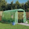 VidaXL Greenhouse with Green Steel Frame 8 M² 4x2x2 M, Polytunnel, Cold Frame, Tomato Greenhouse, Garden Greenhouse, 3188017