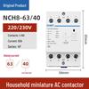 Однофазный AC контактор Chint NCH8-20/20, 20А, 240В, 2P, для монтажа на DIN-рейку