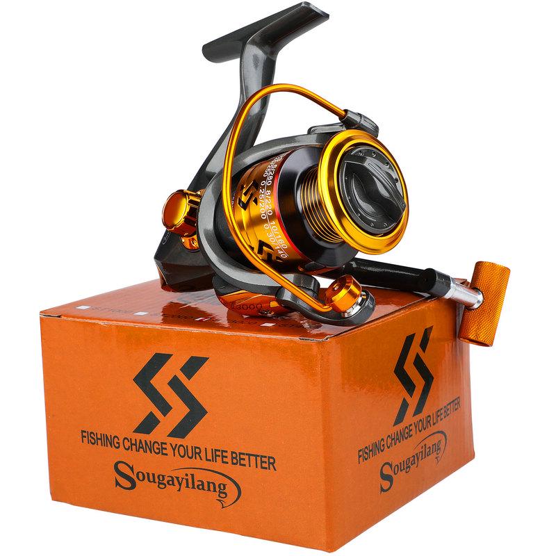 SOUGAYILANG Carbon Fiber Rod Telescopic Fishing Rod M Power Spinning Reel Fishing Tackle Fishing Set