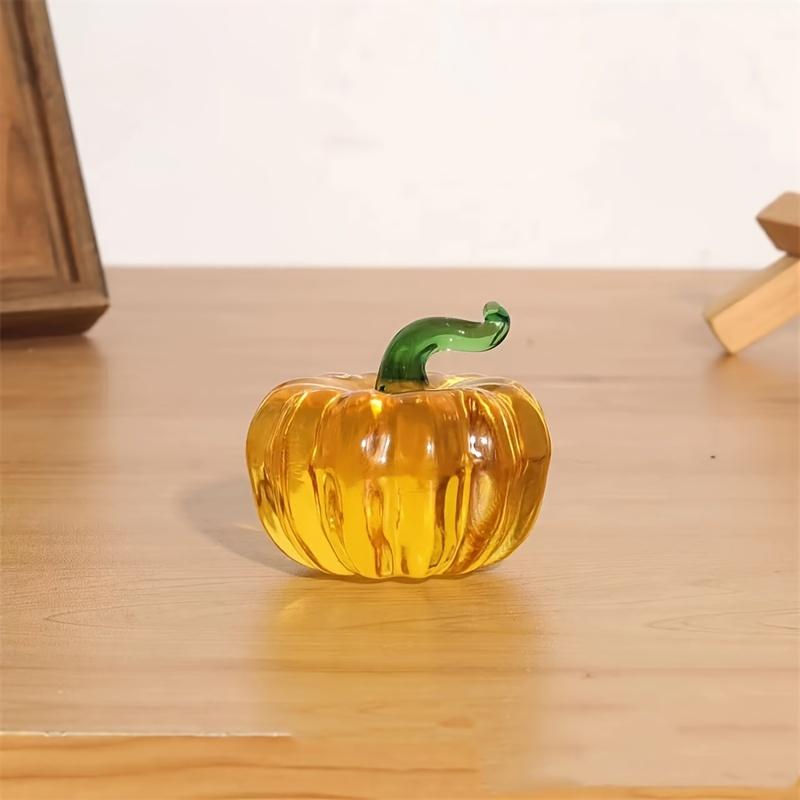 1шт. Цветные стеклянные пресс-папье в виде фруктов, дизайн из натурального камня с алмазной огранкой, декоративные украшения для стола, домашний декор