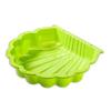 Shell plastic sandbox - green