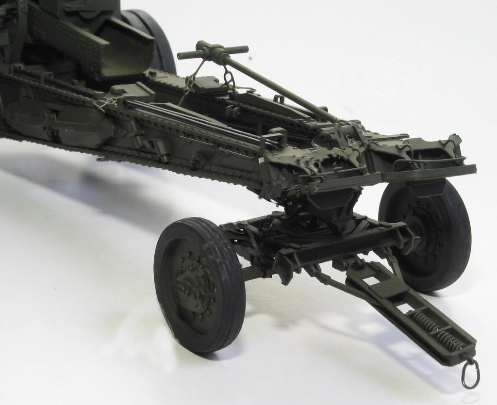 3D сборная модель бумажного ремесла мировое военное оружие масштаб 1/25 (Гаубица МЛ-20)