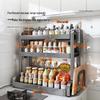 Shuaishi Modern Countertop Carbon Steel Spice Rack