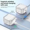 with Phone Stand Protective Case Transparent Earbuds Cover for Samsung Galaxy Buds4/4pro Travel