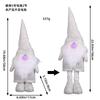 A Variety of Christmas Standing Telescopic Doll Hotel Window Christmas Snowman Elk Doll Decorative Ornaments