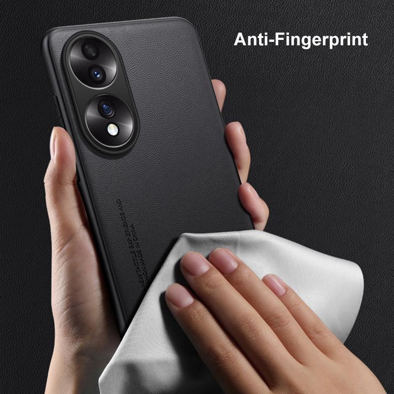Роскошный чехол из искусственной кожи для Honor 70, задняя крышка, матовый силиконовый противоударный чехол для телефона с полной защитой для Honor 70 5G Honor70