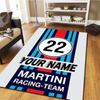 Martini Custom Name Carpet Rug For Living Room Bedroom Home Sofa Decoration Kids Play Nonslip Floor Mat