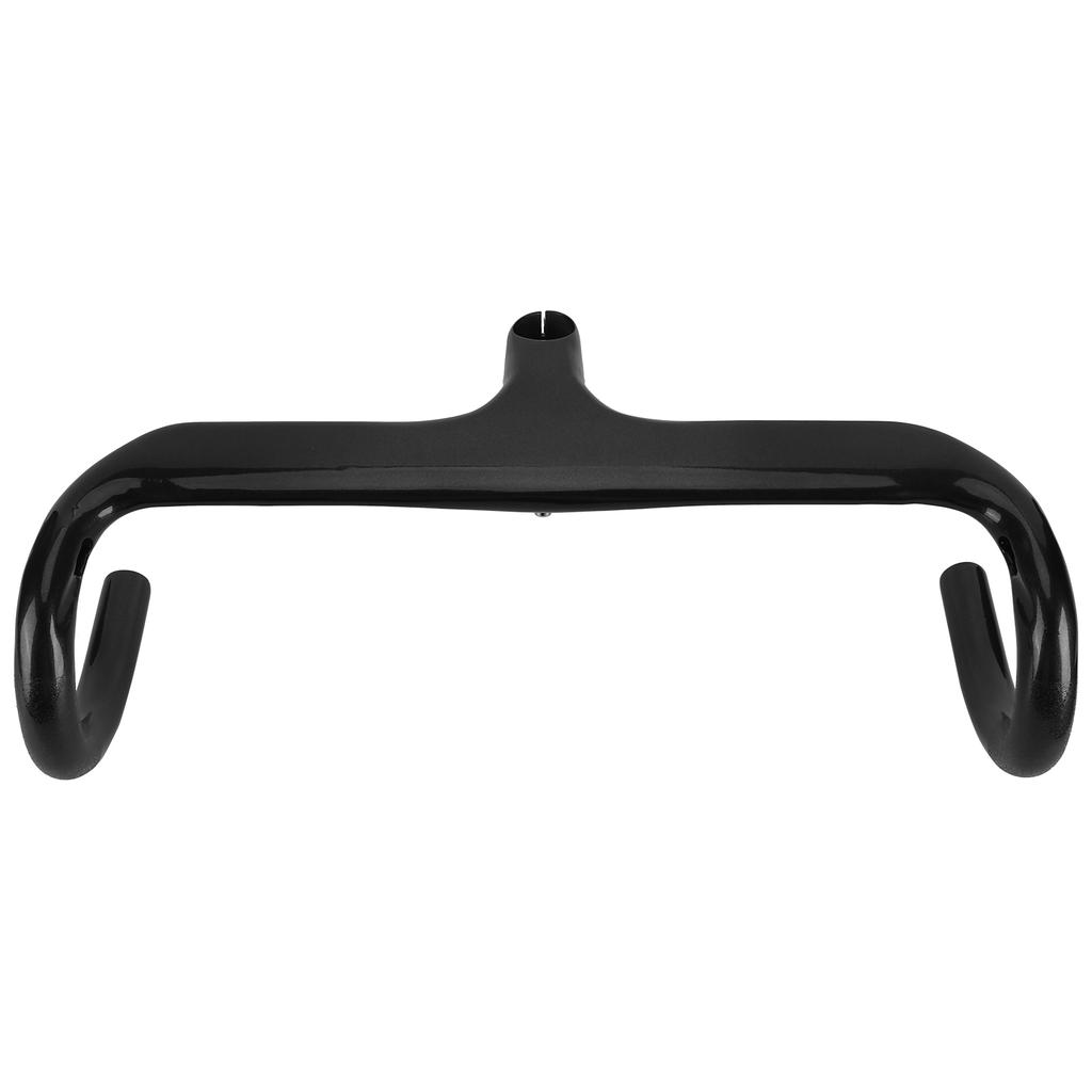 Carbon Fibre Integrated Road Bicycle Handlebar Cycling Bike Handlebar with Stem 420x90 MM
