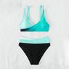2026 Корейские купальники с высокой талией, комплект из двух предметов, купальник, элегантный женский купальный костюм, раздельный, для пляжного клуба, вечеринки, женская одежда