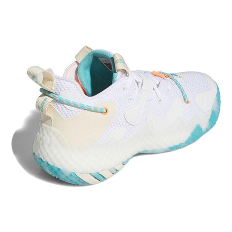 Adidas Харден Вол. 6. Кроссовки унисекс The Bahamas White Cloud-White Ecru-Tint GW9031