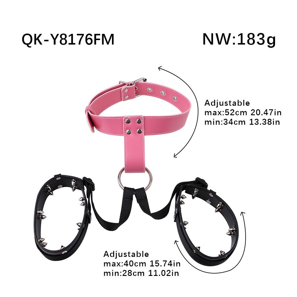 Кожаный нагрудный корсет QKKQ – Эротическое БДСМ белье для пыток сосков, прелюдии и доминирования.