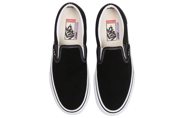 Слипоны для скейтборда Vans 'Черная клетка' VN0A5FCAY28