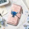 Stylish Blue Dragon Pattern Long Wallet Forever Printed Durable Elegant Daily Use Fashion Portable Purse