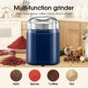 200W Herb Spice Grinder Low Noise Even And Fast Grinding Stainless Steel Electric Coffee Bean Grinder Kitchen Supplies