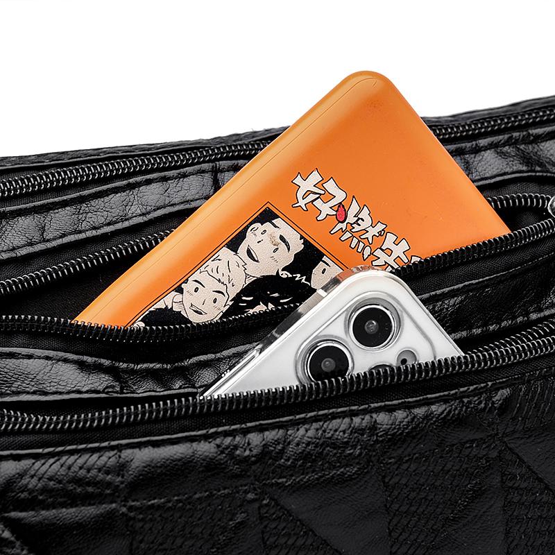 Сумка для мамы, женская сумка через плечо из ПУ, большая вместительная сумка через плечо, женская сумка среднего возраста