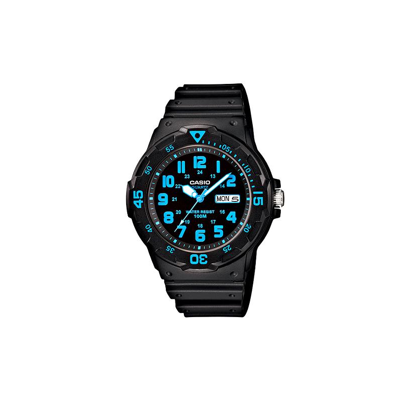 Casio YOUTH Series-MRW Disc Three-pin Fashion Outdoor Simple Retro Shi Ying Movement Resin Strap Japanese and Korean Watch Men's Watch MRW-200H-2B